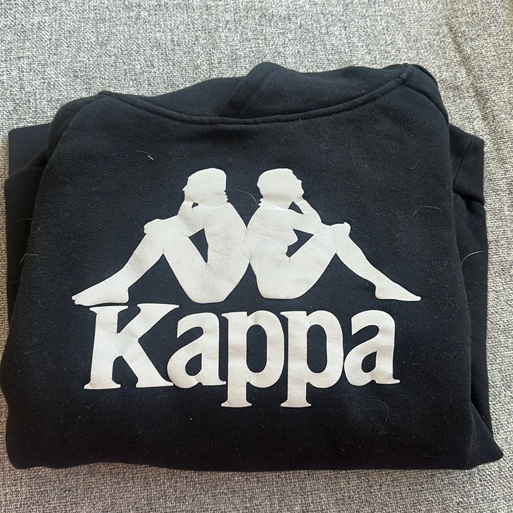 Medium Black Kappa Hoodie
